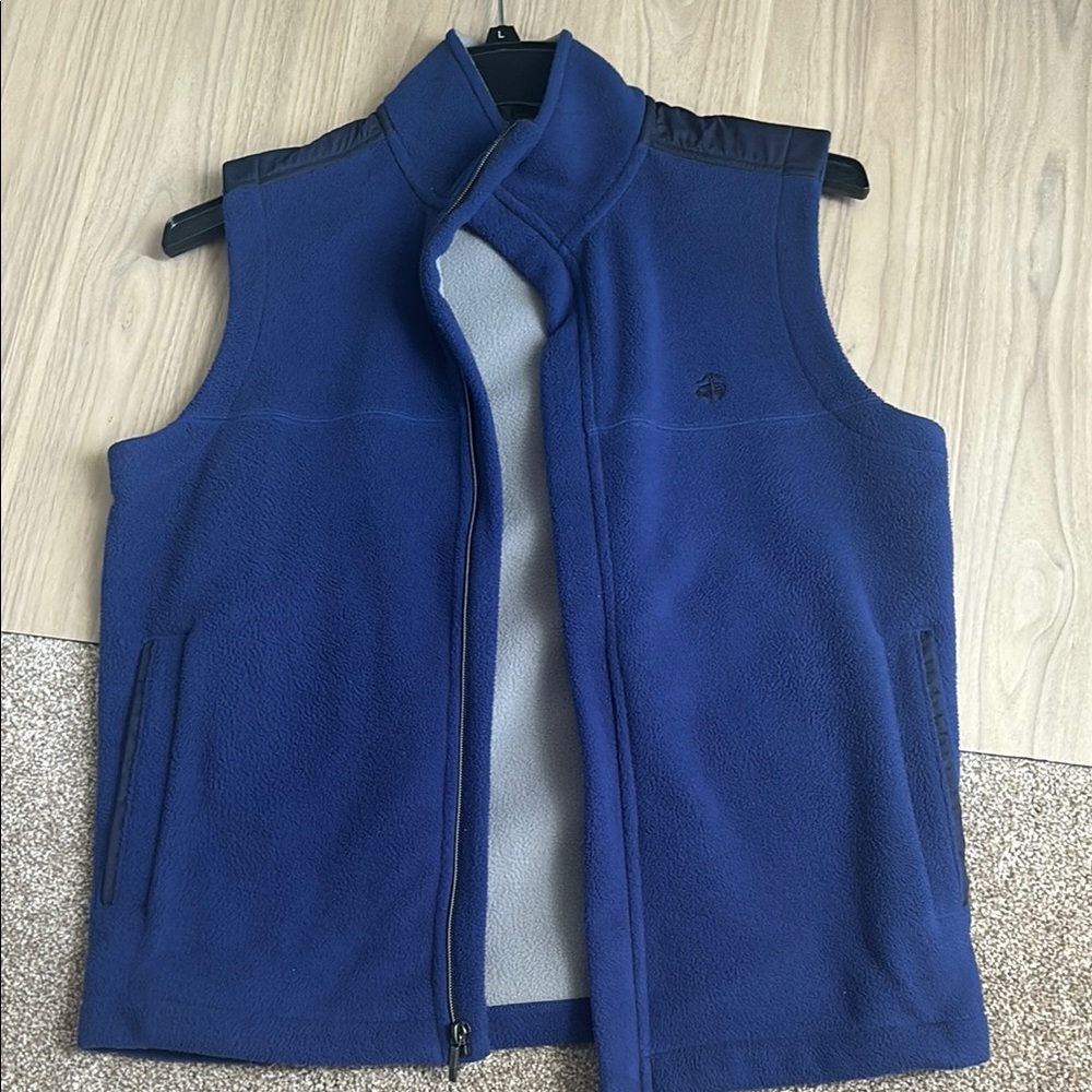 Men's Brooks Brothers Blue Fleece Vest